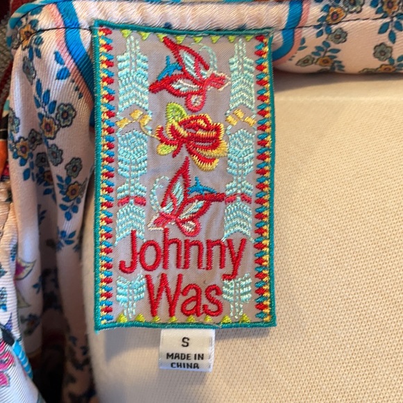 Johnny Was Silk Reversible Bomber Jacket - Picture 10 of 11